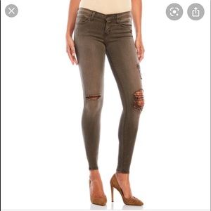 Flying Monkey Distressed Skinny Jeans